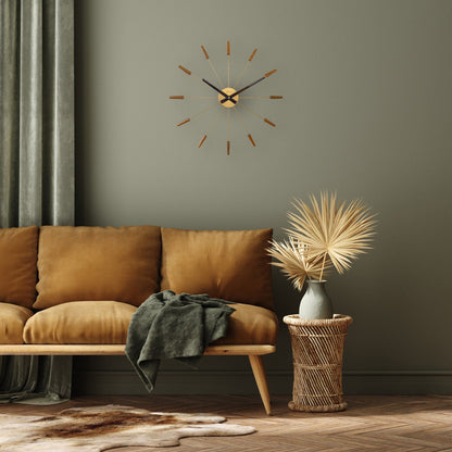NeXtime Plug Inn Wandklok - Stille loop en uniek design - 58cm