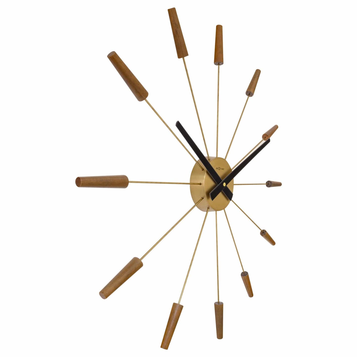 NeXtime Plug Inn Wandklok - Stille loop en uniek design - 58cm