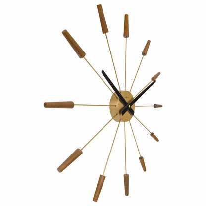 NeXtime Plug Inn Wandklok - Stille loop en uniek design - 58cm