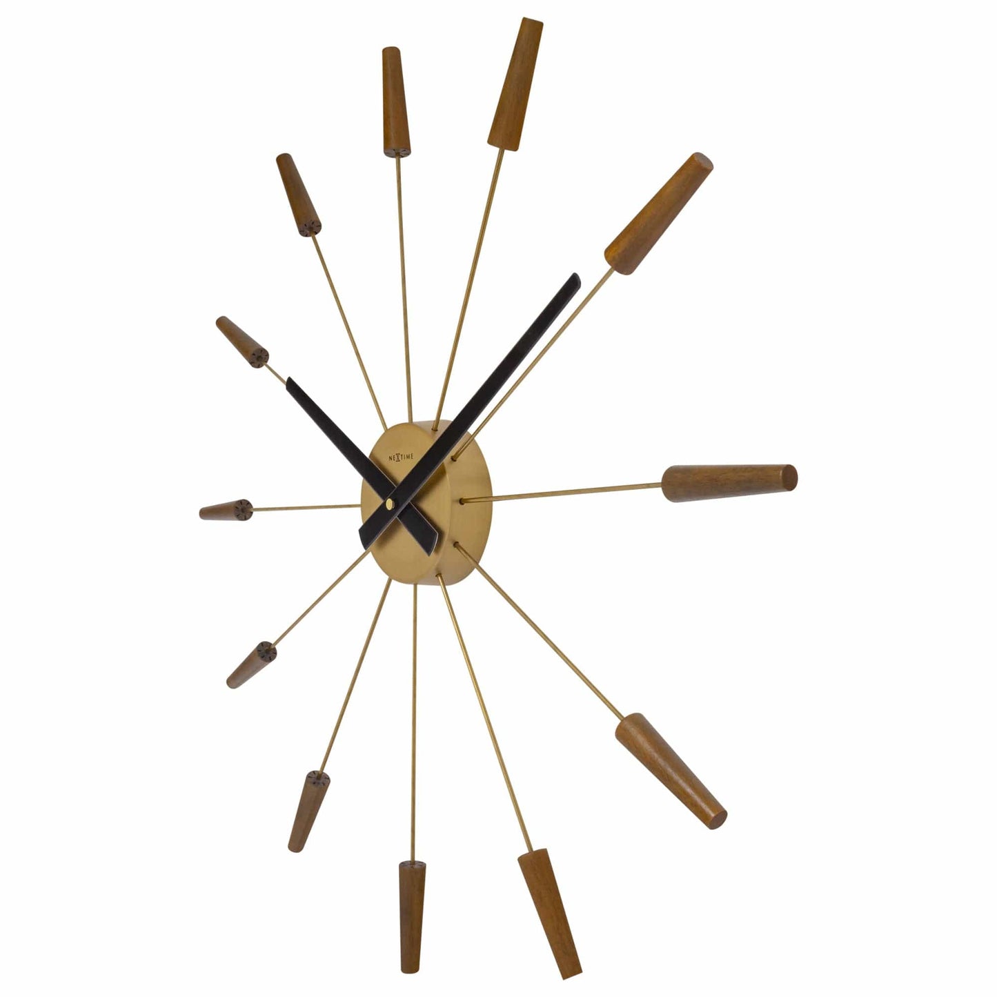 NeXtime Plug Inn Wandklok - Stille loop en uniek design - 58cm