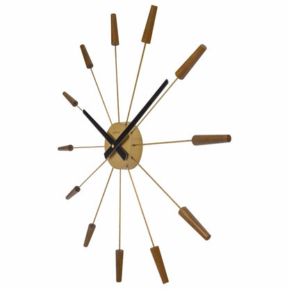 NeXtime Plug Inn Wandklok - Stille loop en uniek design - 58cm