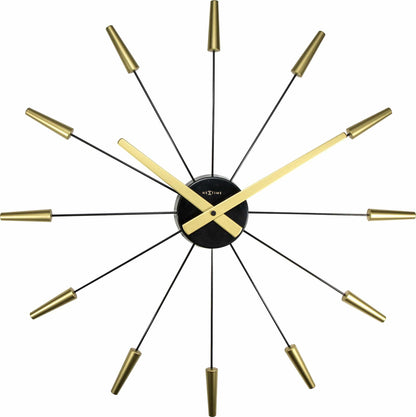 NeXtime Plug Inn Wandklok - Design zonder cijfers - 58cm Roestvrij Staal