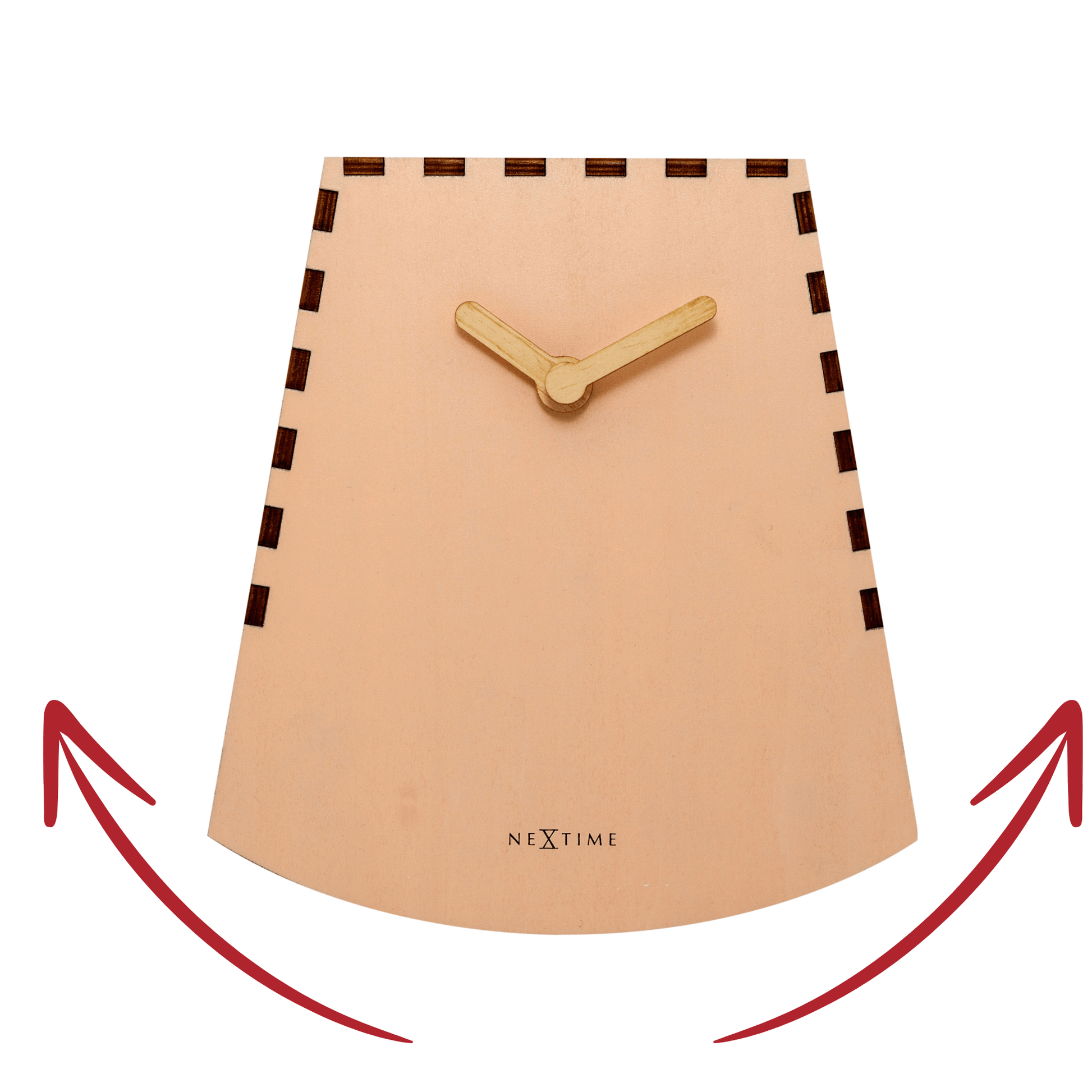 NeXtime Rocky - Unieke schommelende tafelklok - Hout