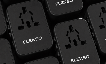Elekso® 2A3C Fast-Charge Wereldstekker