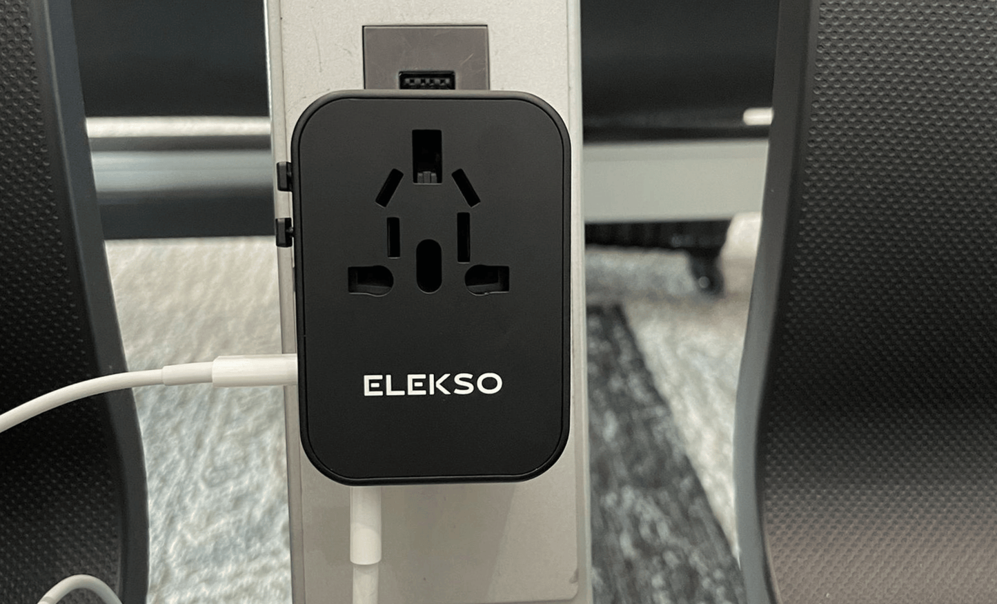 Elekso® 2A3C Fast-Charge Wereldstekker