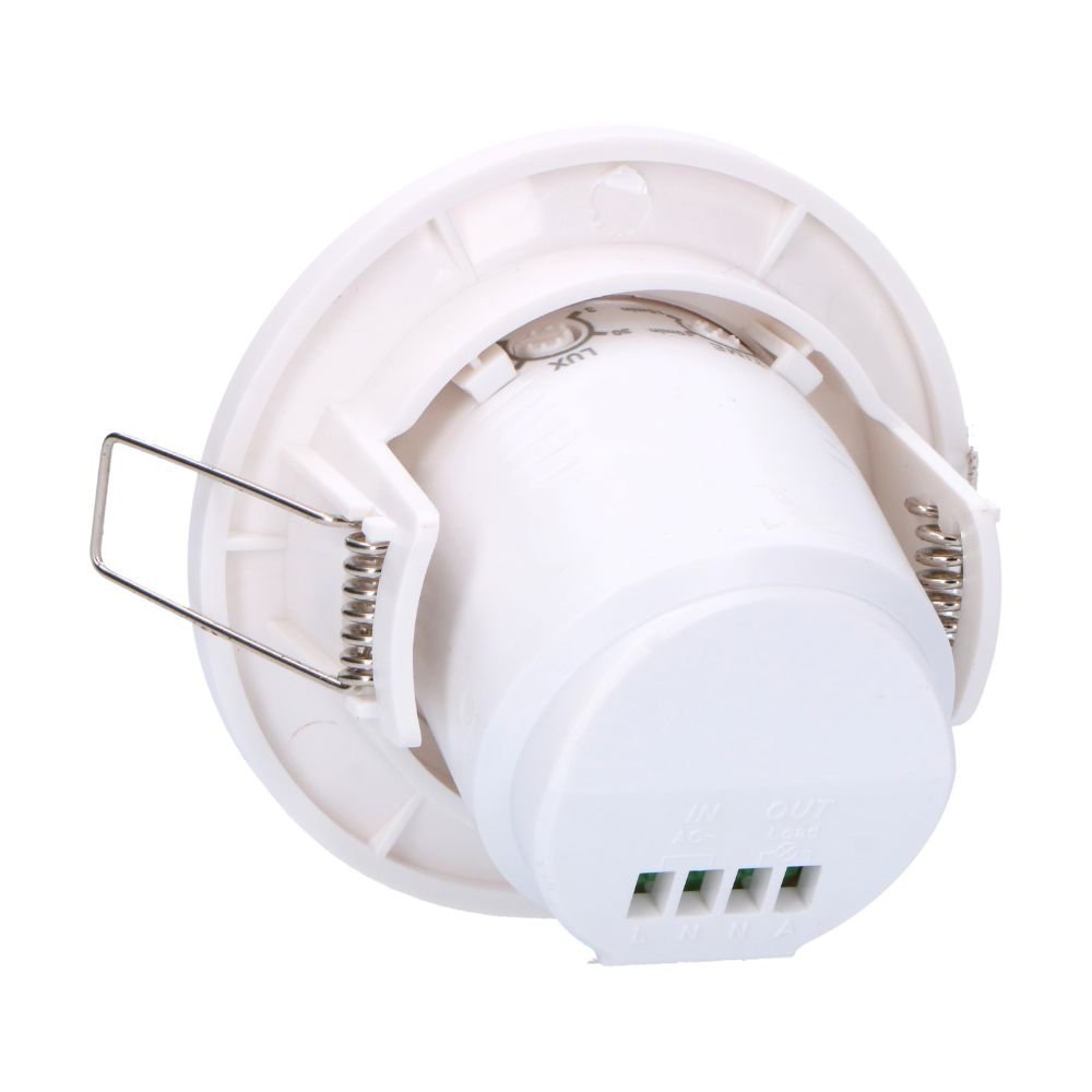 LED's Light Inbouw Bewegingsmelder - 0 tot 1200W - Detectiebereik van 8 meter