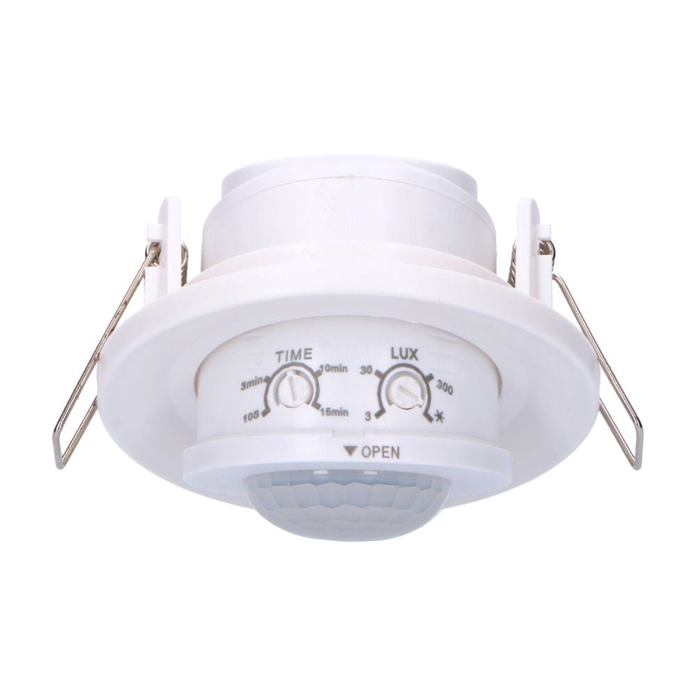 LED's Light Inbouw Bewegingsmelder - 0 tot 1200W - Detectiebereik van 8 meter