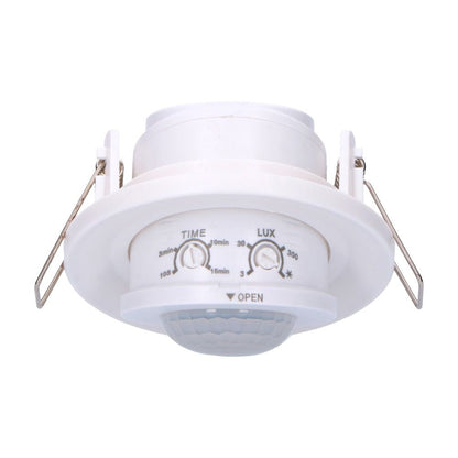 LED's Light Inbouw Bewegingsmelder - 0 tot 1200W - Detectiebereik van 8 meter