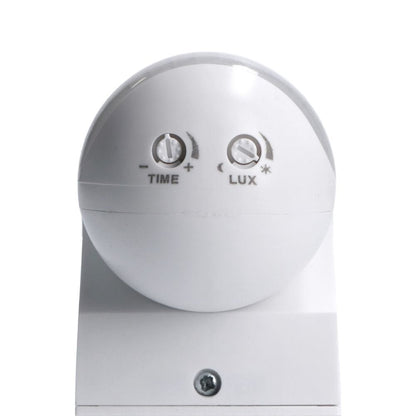 LED's Light 2-in-1 Bewegingsmelder met 12 meter bereik - Voor binnen & buiten - Wandmontage - Wit