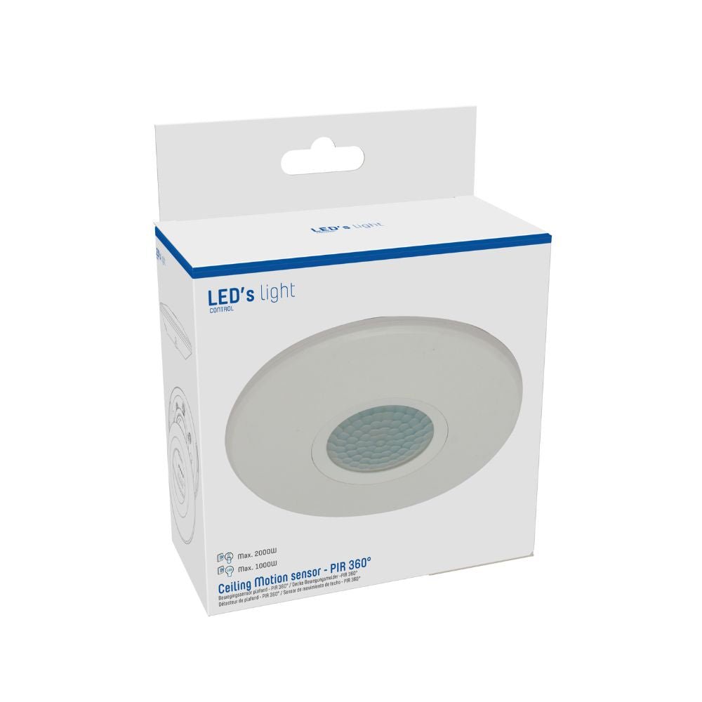 2in1 bewegingsmelder plafond - Bewegingssensor & Daglichtsensor - 6 meter bereik