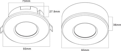 LED's Light Plafond Bewegingsmelder - Bewegingssensor en daglichtsensor - 360 graden detectie - 8 meter bereik
