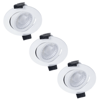 Comnox - LED's Light PRO Inbouwspot - Dimbaar & Spatwaterdicht - 3 Pack