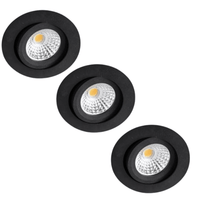 Proventa DimToWarm LED Inbouwspots - Sfeervolle Verlichting - Zwart