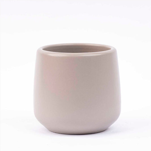 Een hartvormige, groene succulent in een matte beige pot, perfect voor minimalistische interieurs. Ideaal als decoratieve plant voor binnenruimtes of als cadeau voor liefhebbers van kleine, stijlvolle groene accenten.
