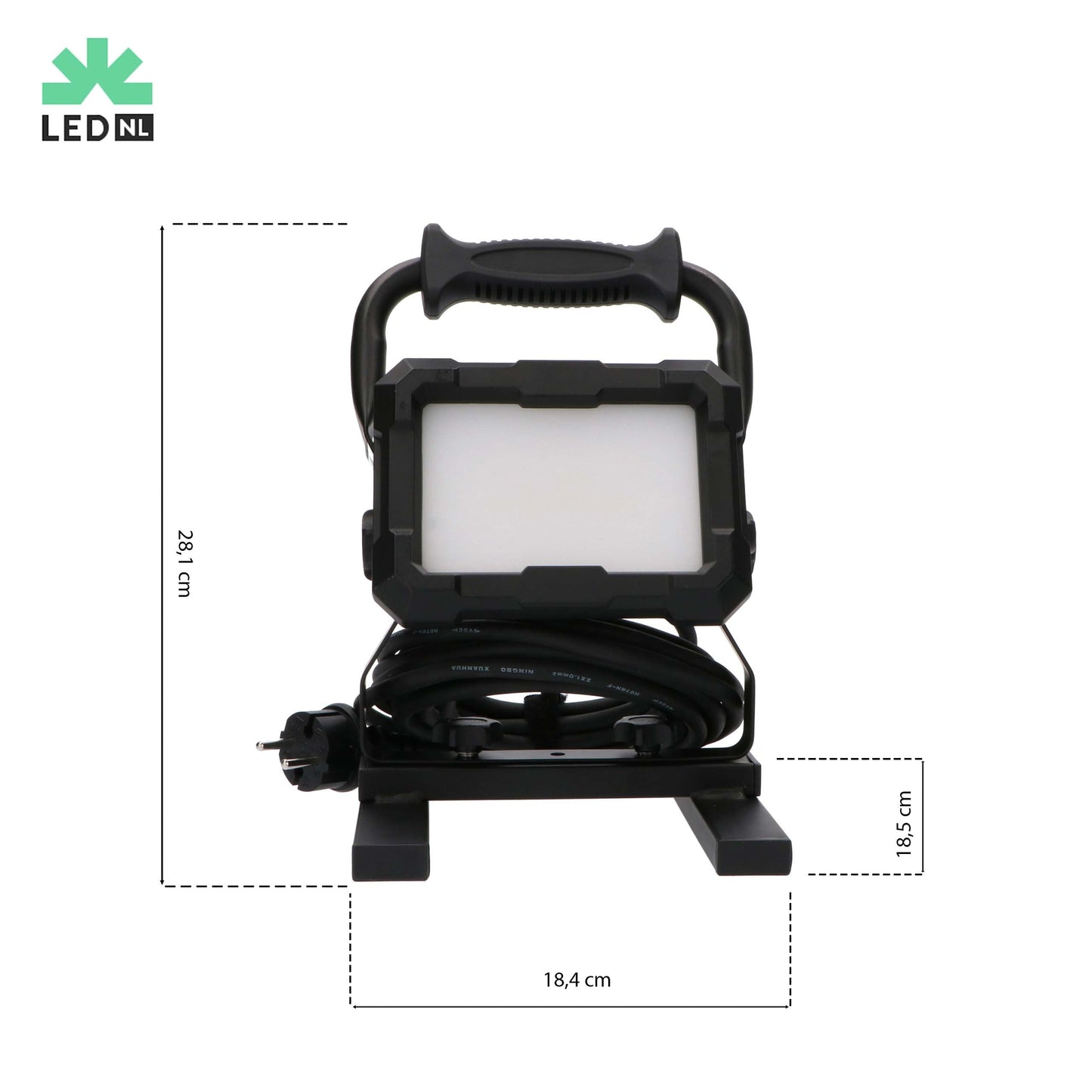 LED's Work Professionele LED Bouwlamp 2850 - Rough Service Tested - 5 meter snoer - 30W - IP65