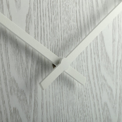 NeXtime Wood Wood - Uniek Design met Natuurlijk Hout - 35 cm