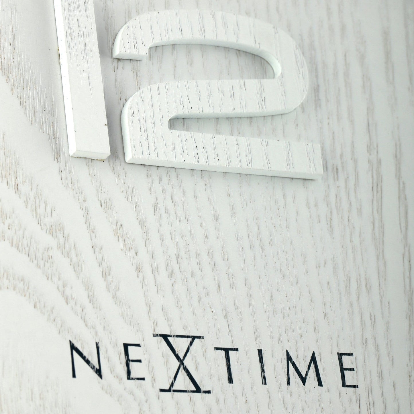 NeXtime Wood Wood - Uniek Design met Natuurlijk Hout - 35 cm