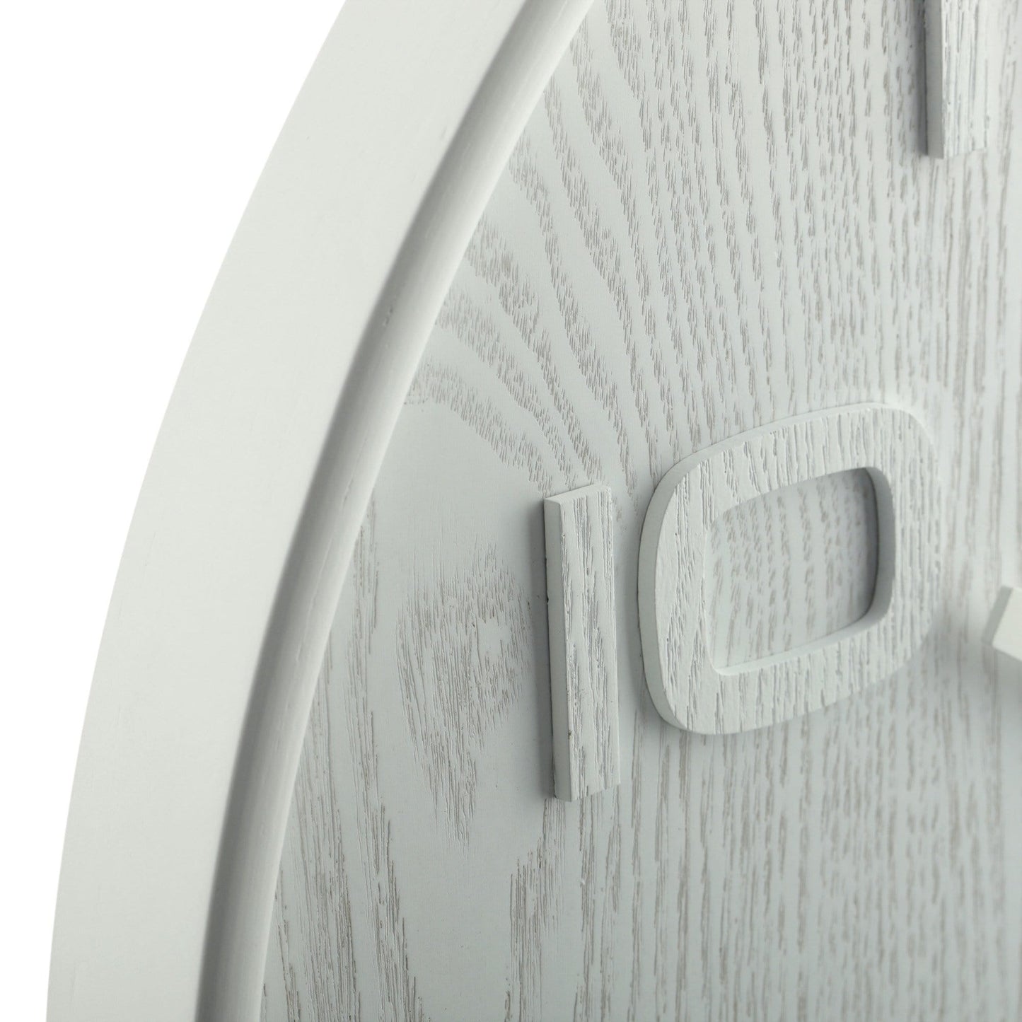 NeXtime Wood Wood - Uniek Design met Natuurlijk Hout - 35 cm