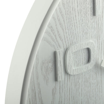 NeXtime Wood Wood - Uniek Design met Natuurlijk Hout - 35 cm