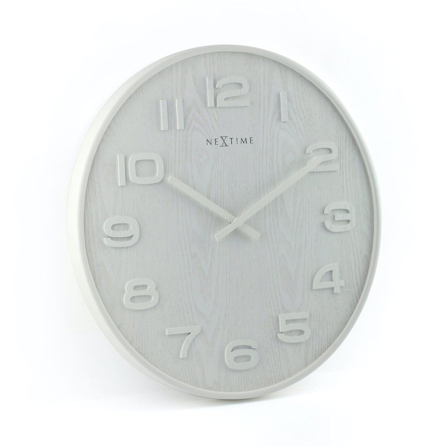 NeXtime Wood Wood - Uniek Design met Natuurlijk Hout - 35 cm