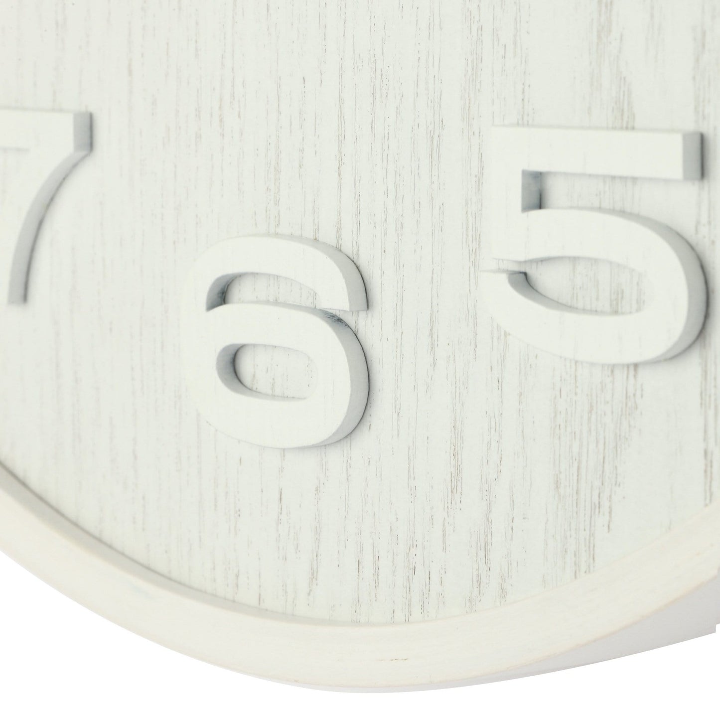 NeXtime Wood Wood - Uniek Design met Natuurlijk Hout - 35 cm