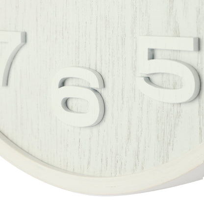 NeXtime Wood Wood - Uniek Design met Natuurlijk Hout - 35 cm