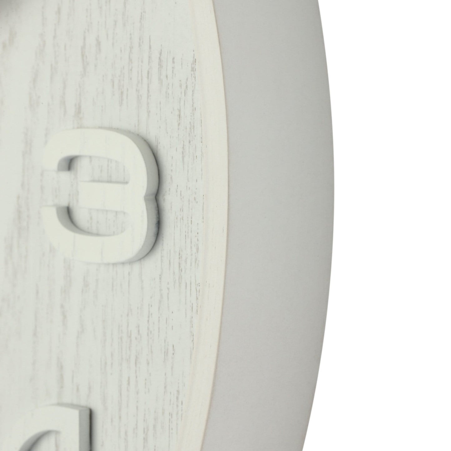 NeXtime Wood Wood - Uniek Design met Natuurlijk Hout - 35 cm