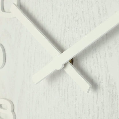 NeXtime Wood Wood - Uniek Design met Natuurlijk Hout - 35 cm