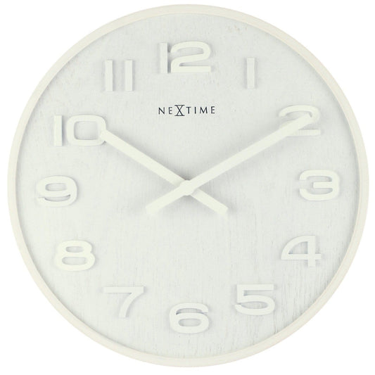 Comnox - NeXtime Wood Wood - Uniek Design met Natuurlijk Hout - 35 cm