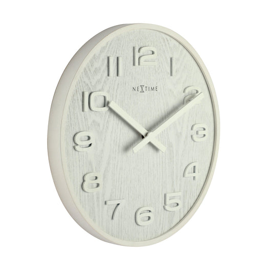 Comnox - NeXtime Wood Wood - Uniek Design met Natuurlijk Hout - 35 cm