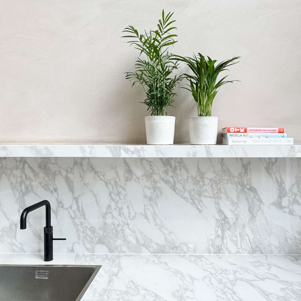 Mini-palmen - Set van 2 - Dypsis, Chamaedorea