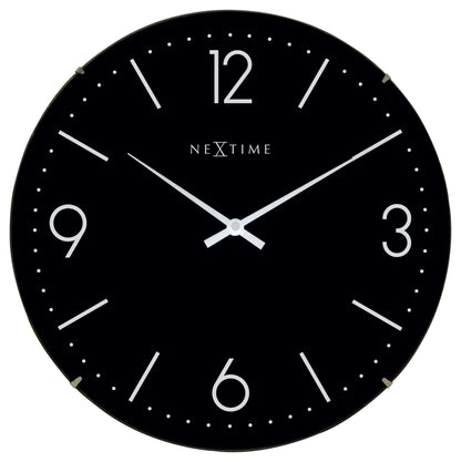 Wall clock - 35 cm - Dome Glass - 'Basic Dome'