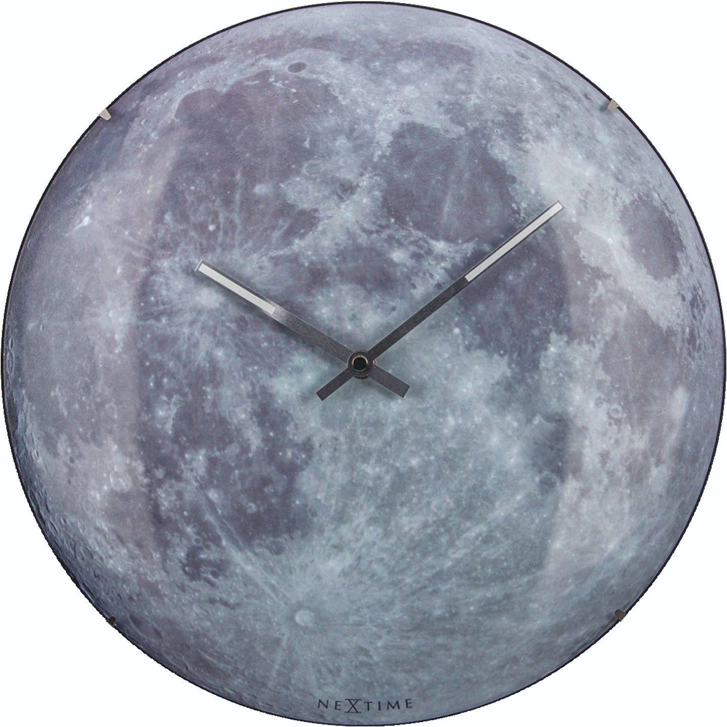 Comnox - NeXtime Moon Dome Wandklok - Lichtgevende maanmotief - 35 cm