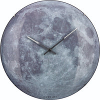 Comnox - NeXtime Moon Dome Wandklok - Lichtgevende maanmotief - 35 cm