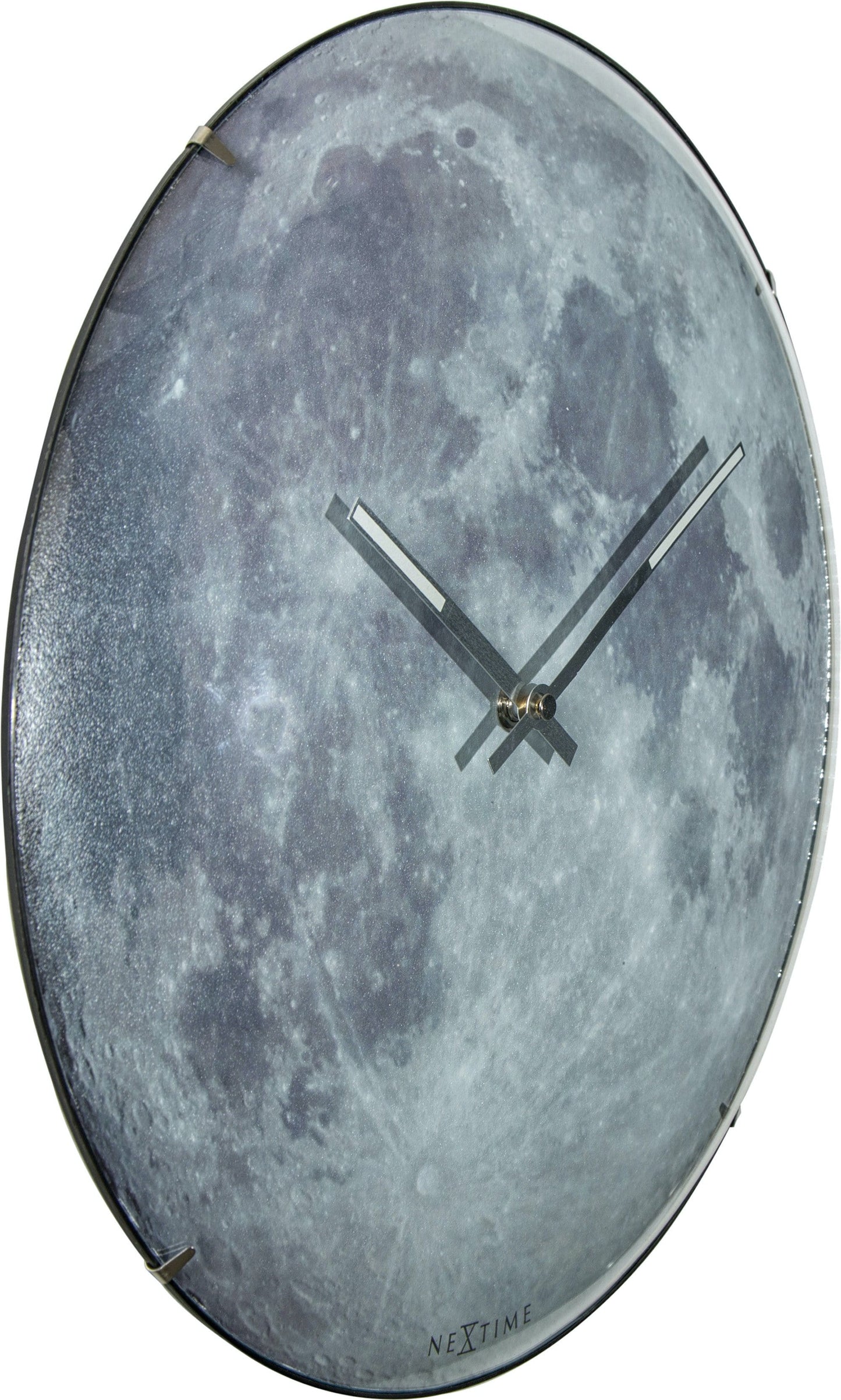 Comnox - NeXtime Moon Dome Wandklok - Lichtgevende maanmotief - 35 cm