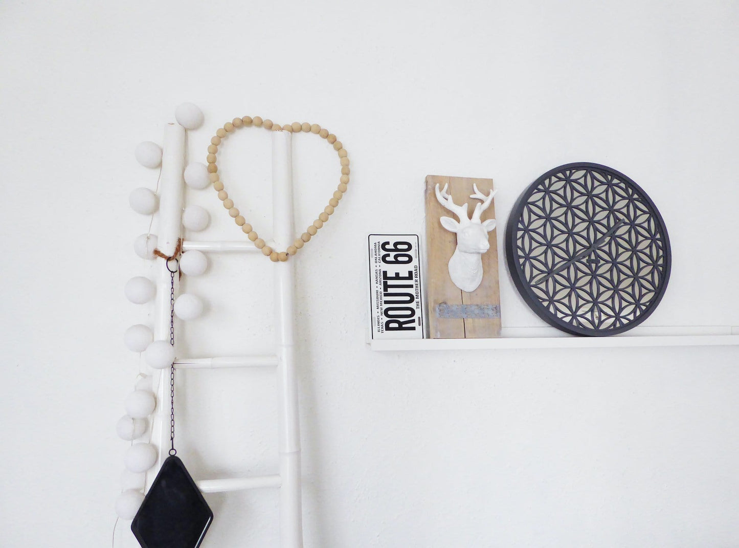 NeXtime Bella Mirror - Decoratieve Wandklok met Spiegelglas - 50 cm