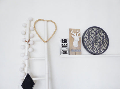NeXtime Bella Mirror - Decoratieve Wandklok met Spiegelglas - 50 cm