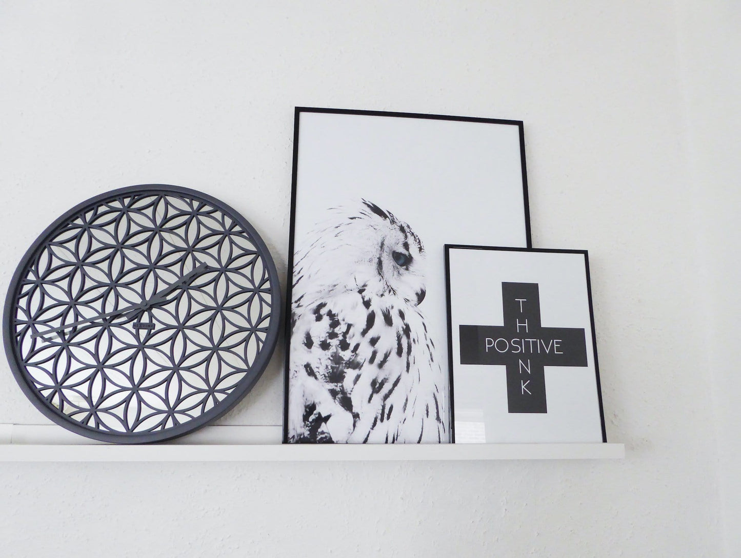 NeXtime Bella Mirror - Decoratieve Wandklok met Spiegelglas - 50 cm