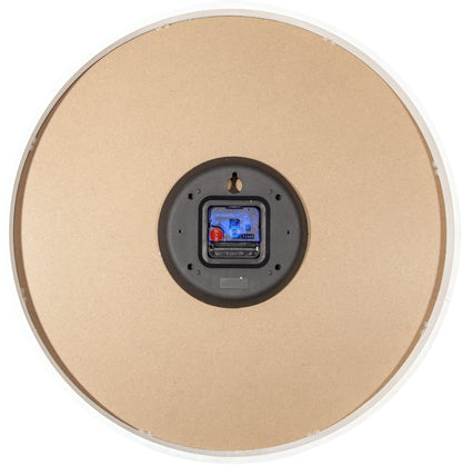 NeXtime Bella Mirror - Decoratieve Wandklok met Spiegelglas - 50 cm