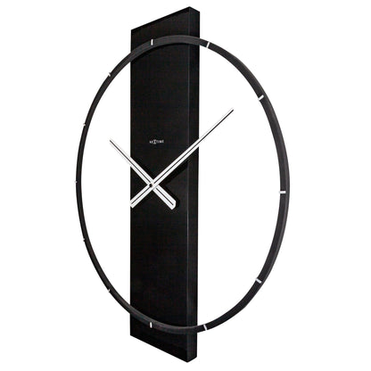 NeXtime Carl - Minimalistisch design met hout en staal - Zwart