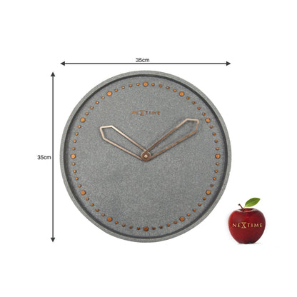 NeXtime Cross Wandklok - Modern Design - 35 cm