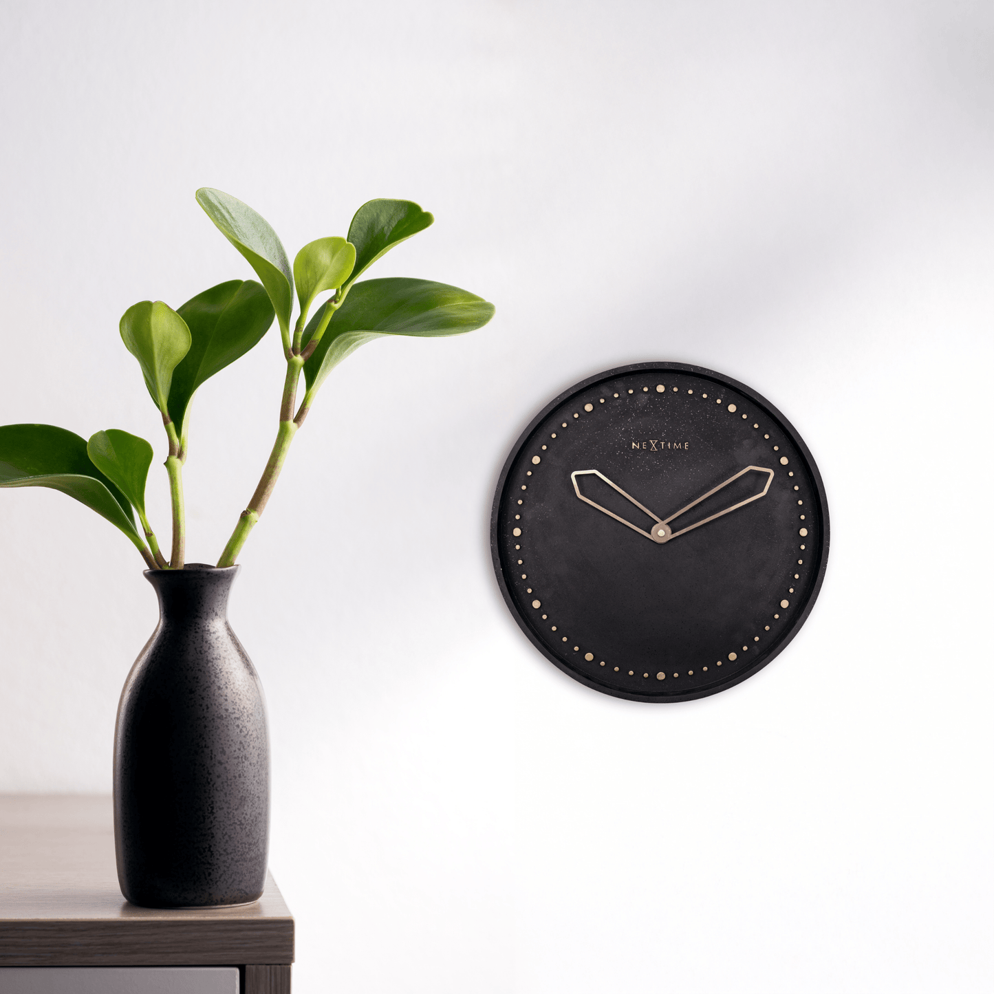 NeXtime Cross Wandklok - Modern Design - 35 cm