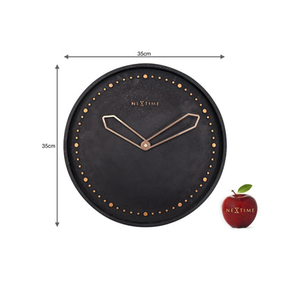 NeXtime Cross Wandklok - Modern Design - 35 cm
