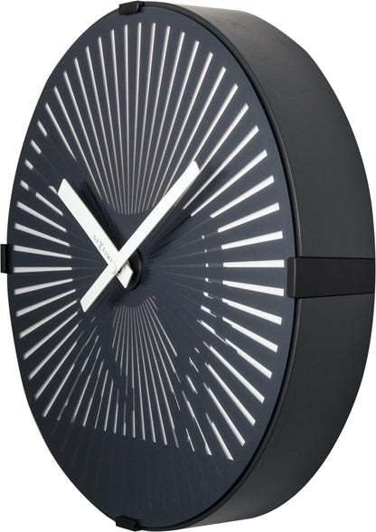 Wall clock- 30 cm - Plastic - Motion clock- 'Walking Horse'