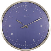 NeXtime 60 Minutes - Stille Wandklok met Koepelglas - 33 cm