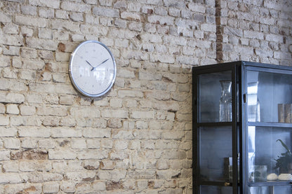 NeXtime 60 Minutes - Stille Wandklok met Koepelglas - 33 cm