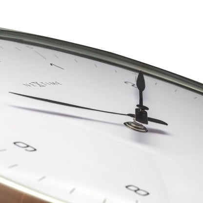NeXtime 60 Minutes - Stille Wandklok met Koepelglas - 33 cm