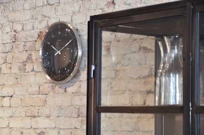 NeXtime 60 Minutes - Stille Wandklok met Koepelglas - 33 cm