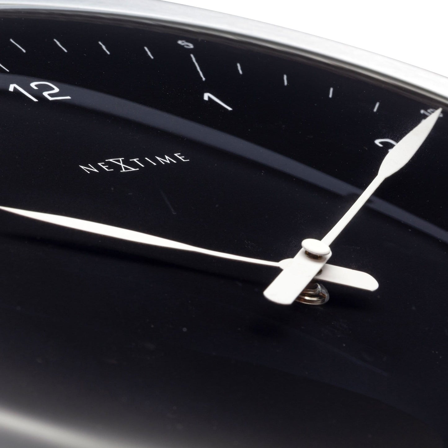 NeXtime 60 Minutes - Stille Wandklok met Koepelglas - 33 cm