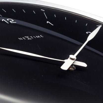 NeXtime 60 Minutes - Stille Wandklok met Koepelglas - 33 cm